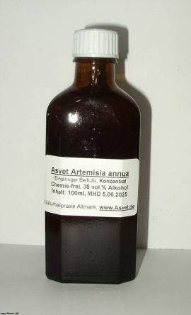 100ml Artemisia annua Extrakt, Einj�hriger Beifu� Tropfen, Konzentrat - Bild vergr��ern 