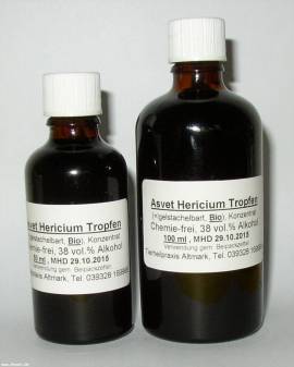 100ml Hericium Tropfen, Vitalpilz Extrakt, Igel-Stachelbart Konzentrat - Bild vergrern 