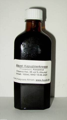 100ml Kapuzinerkresse Extrakt, Tropfen, Konzentrat - Bild vergr��ern 