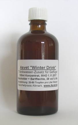 50ml Asvet -Winter Drink-, Bartflechte + Wacholder, Tr�nke Zusatz  - Bild vergr��ern 